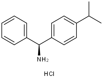 (S)-(4-isopropylphenyl)(phenyl)methanaminium chloride Struktur