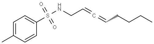 (S)-4-methyl-N-(octa-2,3-dien-1-yl)benzenesulfonamide Struktur