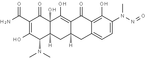 N-Nitroso 9-Monodemethyl Minocycline Struktur