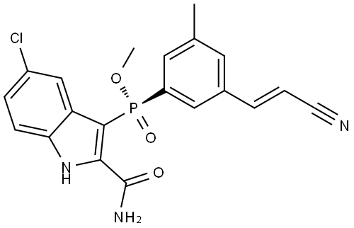 (Iso)-Fosdevirine Struktur