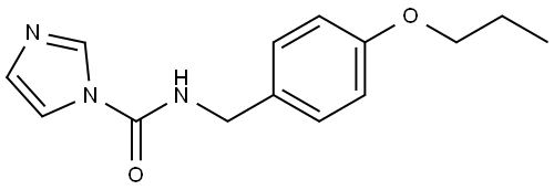 N-(4-propoxybenzyl)-1H-imidazole-1-carboxamide Struktur