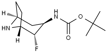 tert-butyl N-[(1R,2R,3R,5S)-2-fluoro-8-azabicyclo[3.2.1]octan-3-yl]carbamate|