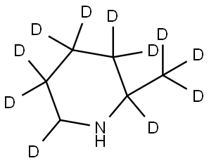 2-(methyl-d3)piperidine-2,3,3,4,4,5,5,6-d8 Struktur