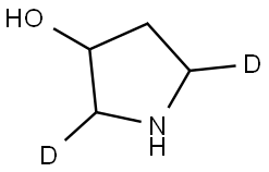 pyrrolidin-2,5-d2-3-ol Struktur