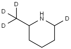 2-(methyl-d3)piperidine-6-d Struktur