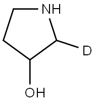 pyrrolidin-2-d-3-ol Struktur