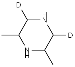 2,6-dimethylpiperazine-3,5-d2 Struktur