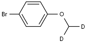 1-bromo-4-(methoxy-d2)benzene Struktur