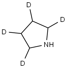 pyrrolidine-2,3,4,5-d4 Struktur