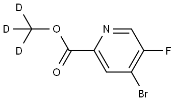 methyl-d3 4-bromo-5-fluoropicolinate Struktur