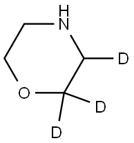 morpholine-2,2,3-d3 Struktur