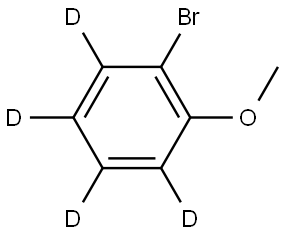 1-bromo-2-methoxybenzene-3,4,5,6-d4 Struktur