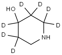 piperidin-2,2,3,3,4,5,5-d7-4-ol Struktur