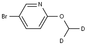 5-bromo-2-(methoxy-d2)pyridine Struktur