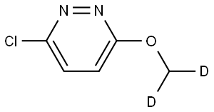 3-chloro-6-(methoxy-d2)pyridazine Struktur