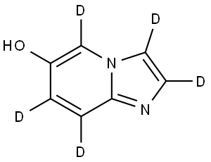 imidazo[1,2-a]pyridin-d5-6-ol Struktur