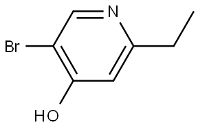 5-bromo-2-ethylpyridin-4-ol Struktur