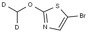 5-bromo-2-(methoxy-d2)thiazole Struktur