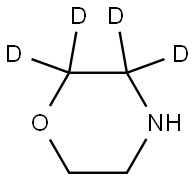 morpholine-2,2,3,3-d4 Struktur