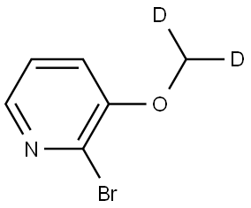 2-bromo-3-(methoxy-d2)pyridine Struktur