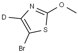 5-bromo-2-methoxythiazole-4-d Struktur