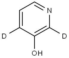 pyridin-2,4-d2-3-ol Struktur