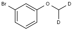 1-bromo-3-(methoxy-d2)benzene Struktur