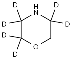 morpholine-2,2,3,3,5,5-d6 Struktur