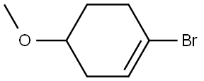 1-bromo-4-methoxycyclohex-1-ene Struktur