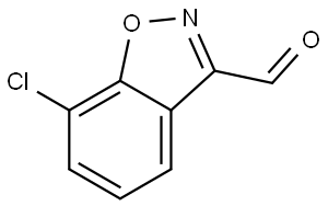 1,2-Benzisoxazole-3-carboxaldehyde, 7-chloro- Struktur