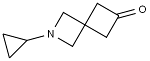 2-Azaspiro[3.3]heptan-6-one, 2-cyclopropyl- Struktur