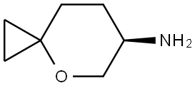 (R)-4-oxaspiro[2.5]octan-6-amine Struktur