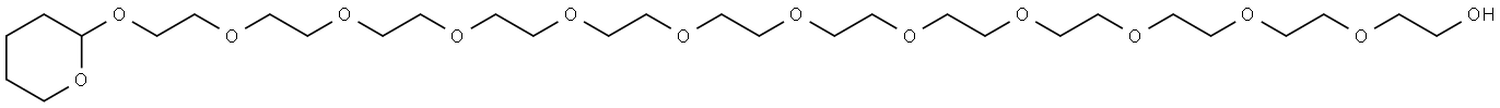 OH-PEG12-THP Struktur