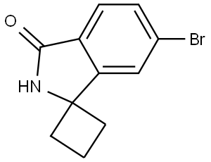 Spiro[cyclobutane-1,1′-[1H]isoindol]-3′(2′H)-one, 6′-bromo- Struktur