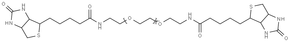 Bis-Biotin-PEG23 Struktur