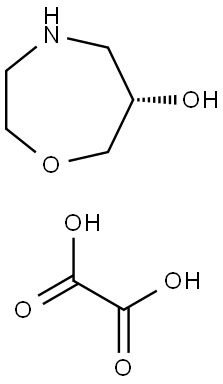 (6S)-1,4-oxazepan-6-ol Struktur