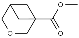 methyl 3-oxabicyclo[3.1.1]heptane-1-carboxylate Struktur