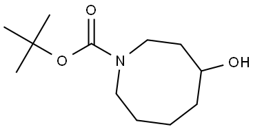 tert-butyl 4-hydroxyazocane-1-carboxylate Struktur