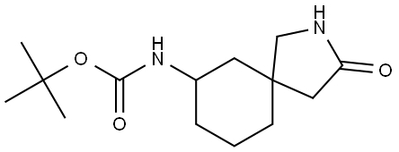 tert-butyl N-(3-oxo-2-azaspiro[4.5]decan-7-yl)carbamate Struktur