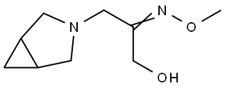 (2E)-3-(3-azabicyclo[3.1.0]hexan-3-yl)-2-methoxyimino-propan-1-ol Struktur