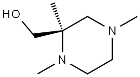 (2R)-1,2,4-trimethylpiperazin-2-yl]methanol Struktur