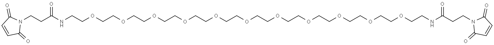 Bis-Mal-amido-PEG11 Struktur