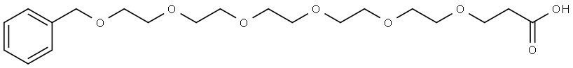 Benzyl-PEG6-acid Struktur