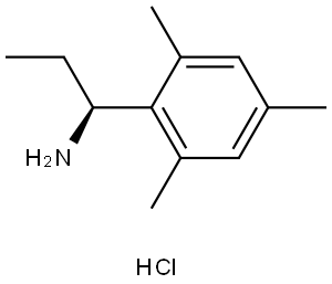 (S)-1-mesitylpropan-1-amine hydrochloride Struktur