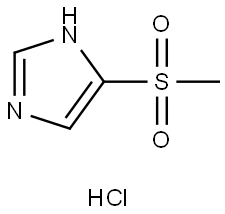 1H-Imidazole, 5-(methylsulfonyl)-, hydrochloride (1:1) Struktur