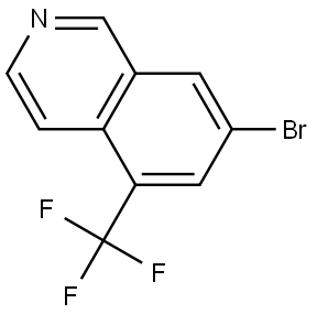 7-bromo-5-(trifluoromethyl)isoquinoline Struktur