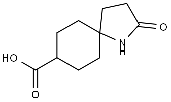 1-Azaspiro[4.5]decane-8-carboxylic acid, 2-oxo- Struktur