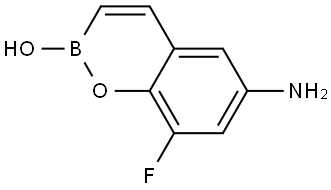 2H-1,2-Benzoxaborin-6-amine, 8-fluoro-2-hydroxy- Struktur