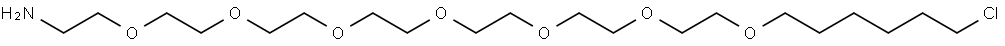 NH2-PEG7-C6-Cl Struktur