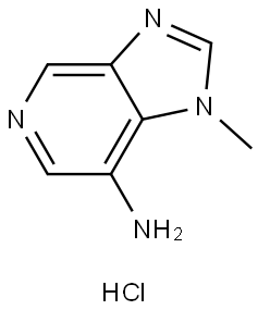 1-methyl-1H-imidazo[4,5-c]pyridin-7-amine hydrochloride Struktur